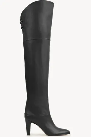 Chloé Eve thigh high boot Size 6 100% Calf-skin leather