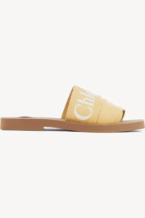 Chloé Woody mule Size 6 90% Linen, 10% Polyester