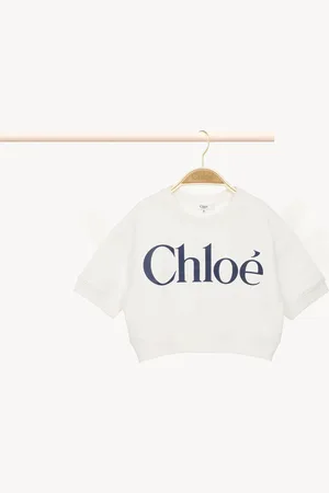 Chloé Logo sweater Size 8 100% Cotton