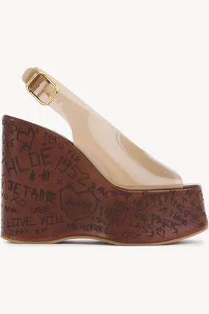 Chloé Maxime wedge sandal Size 9 100% Thermoplastic polyurethane
