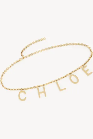 Chloé The Chloé Letters jewelry belt Size OneSize 100% Brass