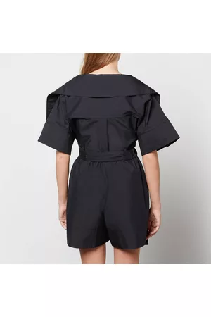 3.1 Phillip Lim Women Playsuits - Women's Cotton Poplin Romper Playsuit
