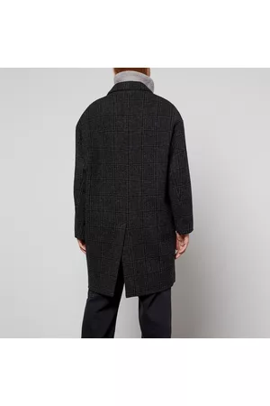 Isabel Marant Women Coats - Limiza Oversized Checked Wool Coat