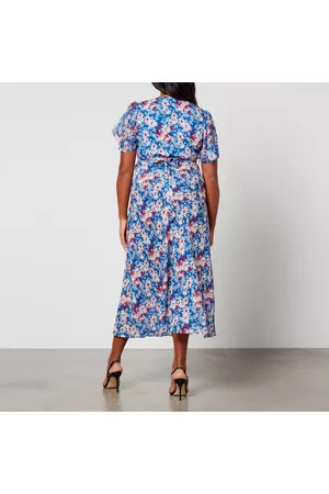 RIXO London Women Printed Dresses - Florida Floral-Print Woven Midi Dress
