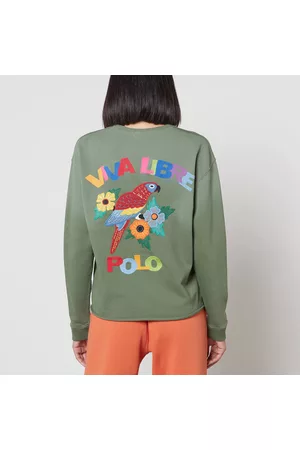 Ralph Lauren Women Sweatshirts - Polo Ralph Viva Cotton-Jersey Graphic Sweatshirt