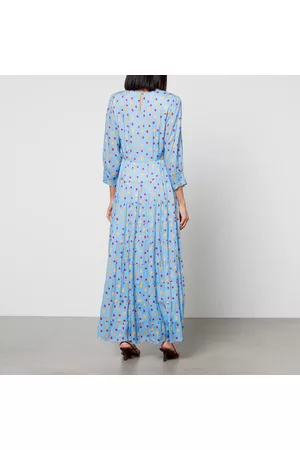 RIXO London Women Printed Dresses - Kristen Printed Crepe Midi Dress