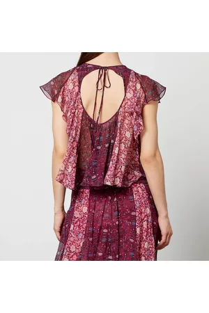 Isabel Marant Women Blouses - Oriane Printed Silk-Crepon Blouse