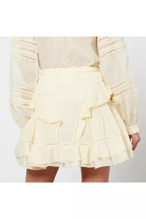 Marant Etoile Women Skirts - Moana Frill Cotton-Gauze Skirt