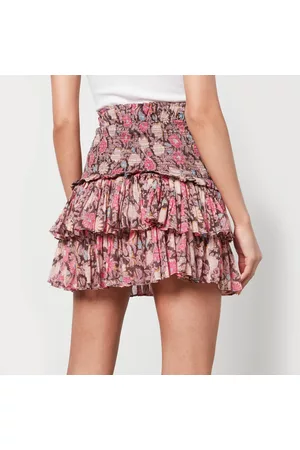 Marant Etoile Women Mini Skirts - Marant Étoile Naomi Cotton-Voile Mini Skirt