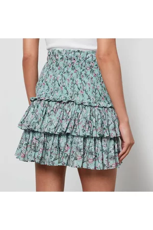 Marant Etoile Women Mini Skirts - Marant Étoile Naomi Cotton-Voile Mini Skirt