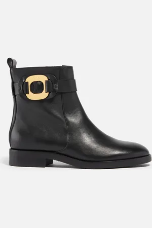 See by Chloé Chany Leather Ankle Boots - UK 3