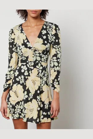 RIXO London Jules Floral-Printed Silk-Georgette Dress - M/UK 12