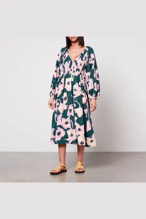 STINE GOYA Heather Stretch-Crepe Midi Dress - XS
