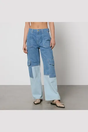 Ganni Angi Denim Wide-Leg Jeans - W27