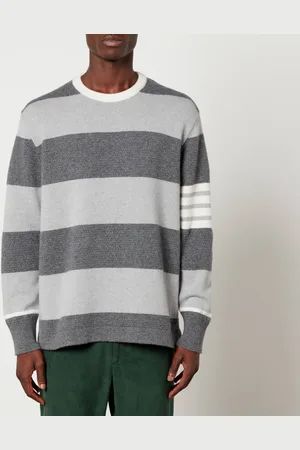 Thom Browne 4 Bar Striped Merino Wool Jumper - 1/S