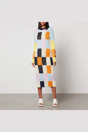 STINE GOYA Chiara Knitted Midi Dress - XS
