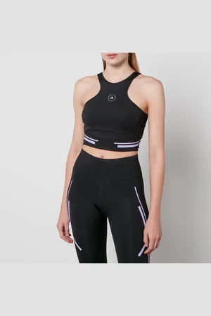 adidas TruePace Stretch-Jersey Crop Top - S