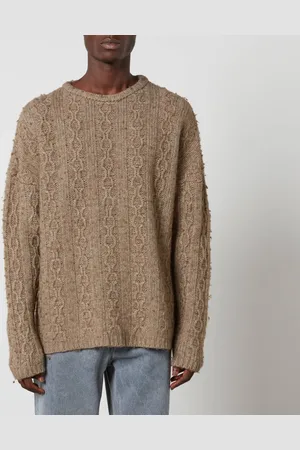 OUR LEGACY Popover Cable-Knit Wool-Blend Jumper - IT 52/XL