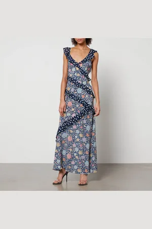 RIXO London Gail Floral-Print Silk-Georgette Dress - XXS/UK 6
