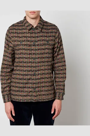 Paul Smith Workwear Brushed Cotton-Jacquard Shirt Jacket - M