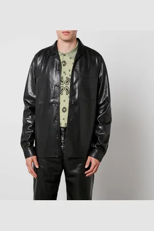 Nanushka Duco Faux Leather Shirt - L