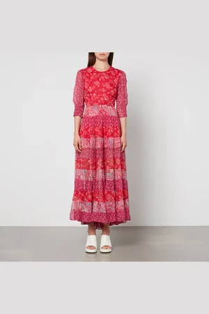 RIXO London Kristen Printed Crepe Midi Dress - XS/UK 8