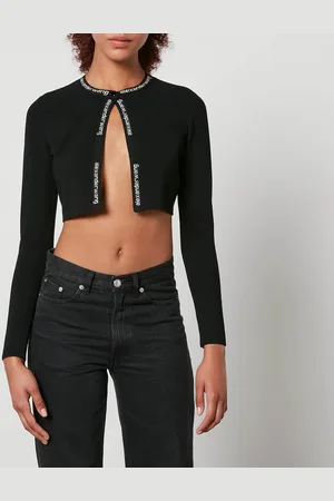 Alexander Wang Cropped Cotton Cardigan - XS