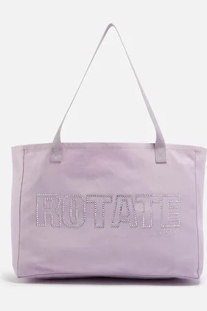 ROTATE Rotate Logo-Embossed Canvas Tote Bag