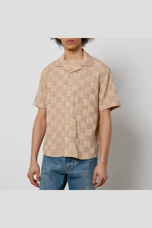 Corridor Check Cotton-Jacquard Shirt - XL