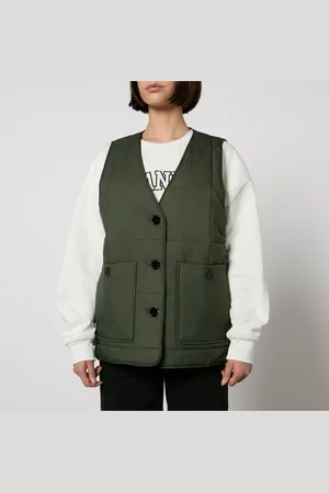 Ganni Quilted Nylon Vest - XXS/XS