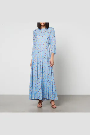 RIXO London Kristen Printed Crepe Midi Dress - UK 6