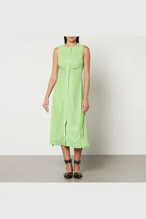 STINE GOYA Austyn Recycled Velour Midi Dress - XS
