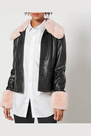 Jakke Brittany Cropped Faux Leather Jacket - L