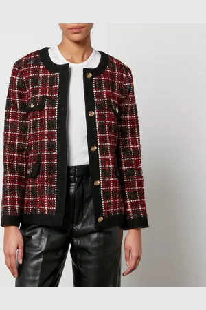 ANINE BING Lydia Wool-Blend Bouclé Jacket - S