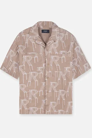 Represent Logo-Embroidered Cotton-Poplin Overshirt - M