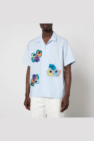 Paul Smith Striped Cotton-Poplin Shirt - S