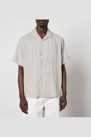 Corridor Striped Cotton-Blend Seersucker Shirt - M