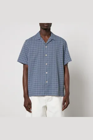Paul Smith Boxy Pattern Jacquard Cotton Shirt - XXL