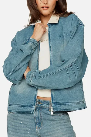 House of Sunny Wu Denim Boxy Jacket - XL