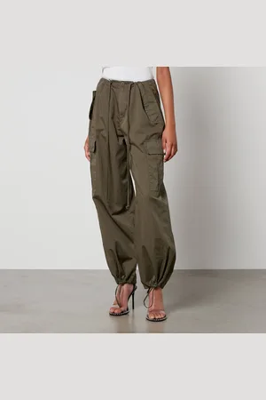 GOOD AMERICAN Parachute Cotton-Twill Trousers - M