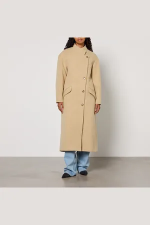 Marant Etoile Lewina Wool-Blend Longline Coat - UK 8