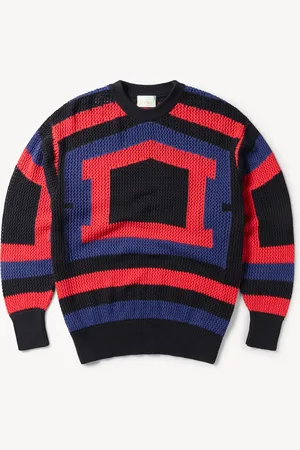 ARIES Temple Crocheted Cotton Jumper - S