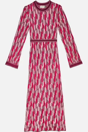 RIXO London Lille Jacquard-Knit Dress - 6
