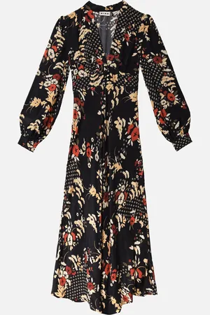 RIXO London Trula Floral-Print Crepe Dress - 10