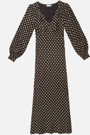 RIXO London Mavis Crepe De Chine Halterneck Dress - 6