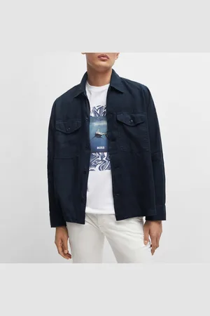 HUGO BOSS Lovel Linen Overshirt - S