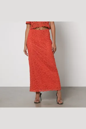 Max&Co. Tenda Macramé Midi Skirt - XL