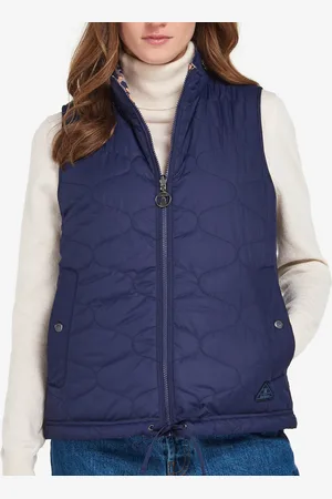 Barbour Apia Printed Reversible Shell Gilet - UK 8