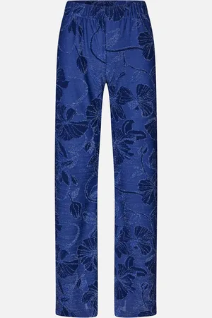 STINE GOYA Lurex Jersey Straight Pants - S