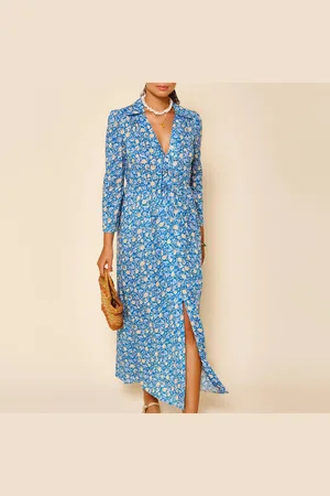 RIXO London Franchi Floral-Print Cotton-Voile Dress - UK 6